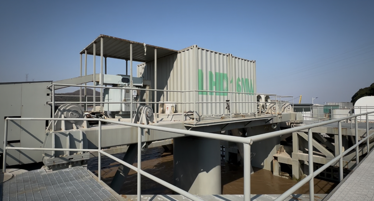 LHD潮流能發(fā)電站。人民網(wǎng)記者 王紹紹攝