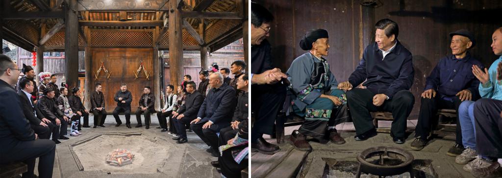 左圖由新華社記者謝環(huán)馳拍攝；右圖由新華社記者蘭紅光拍攝。