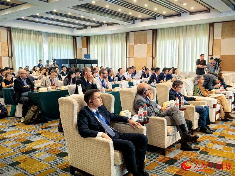 “通往COP30之路：中巴植樹(shù)造林和碳匯合作研討活動(dòng)”現(xiàn)場(chǎng)。人民網(wǎng)記者 符園園攝