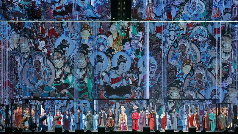 《受到召喚·敦煌》劇照。國話供圖