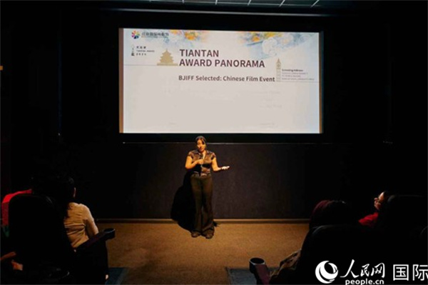 天壇映像全球巡展·倫敦站放映現(xiàn)場。楊浩鵬攝