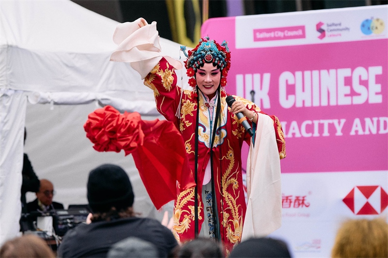 演員蔡衛(wèi)莉的秦腔表演贏得陣陣好評。 楊浩鵬攝